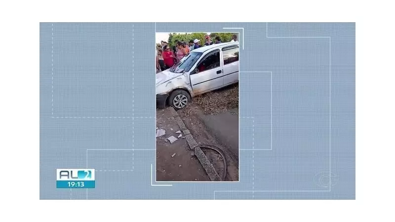 Tragédia em Taquarana: Carro invade residência, idosa morre e marido fica gravemente ferido