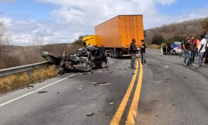 Tragédia na BR-101: Homem morre em colisão frontal na Bahia — veja detalhes