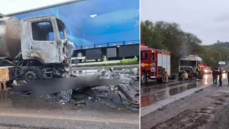 Tragédia na BR-285: Colisão frontal entre carro e caminhão deixa quatro mortos no RS
