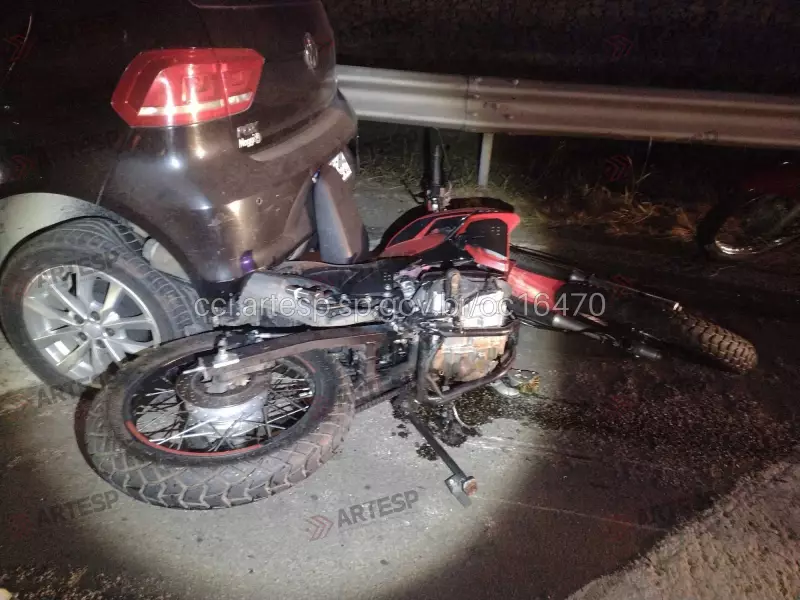 Tragédia na Rodovia: Motociclista não resiste a engavetamento em Itu