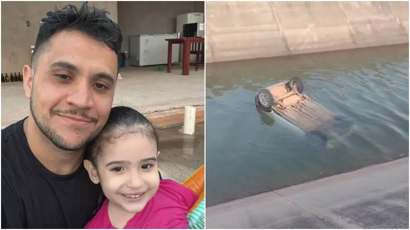 Tragédia no Ceará: pai e filha são encontrados mortos dentro de carro submerso em canal