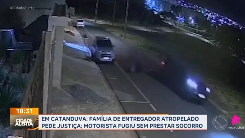 Tragédia no Trânsito de Catanduva: Entregador em Estado Grave Após Atropelamento Brutal
