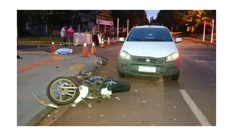 Tragédia no Trânsito de Dourados: Homem Morre Após Colisão em Via Preferencial