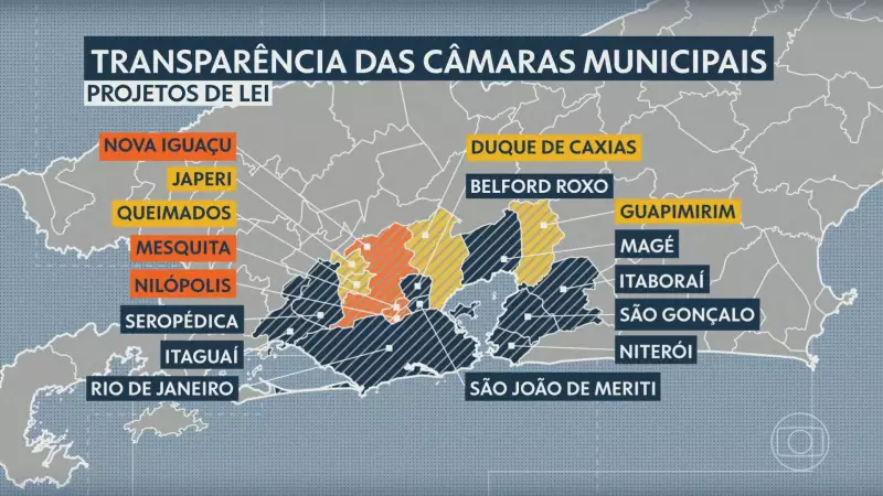 Vereadores na Mira: Câmaras da Região Metropolitana do Rio Ignoram Lei de Transparência e Escondem Dados Básicos