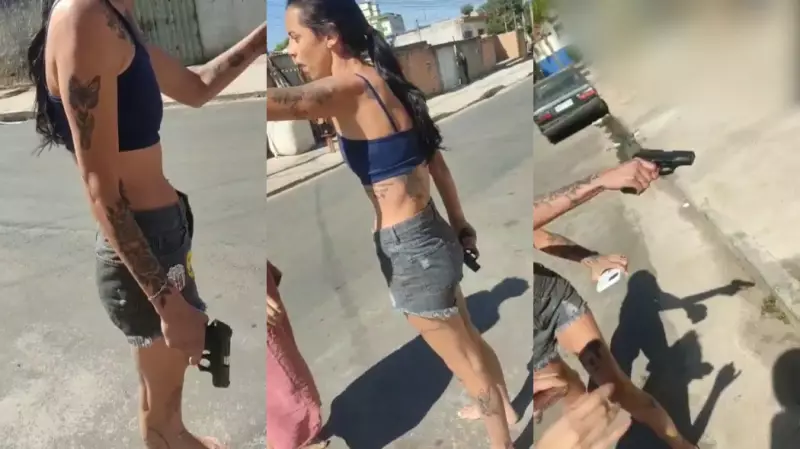 Vizinhagem em Crise: Mulher de PM agarra arma e ameaça moradora em MG