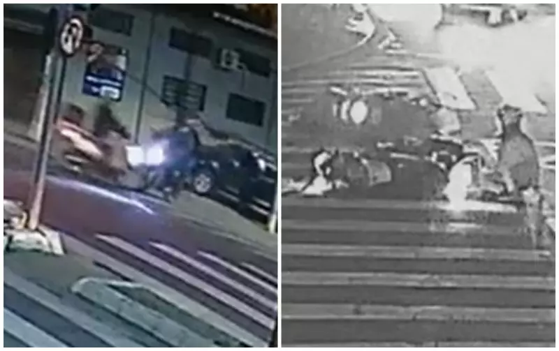 Acidente Chocante em Várzea Paulista: Moto Colide com Autoescola e Instrutor Fica Ferido