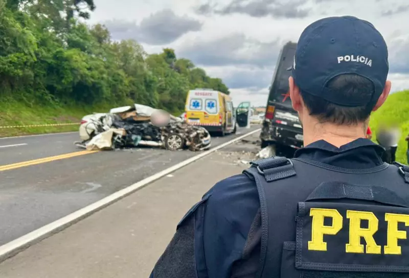Acidente com carreta e caminhão na BR-277 em Palmeira deixa um morto e interdita pista