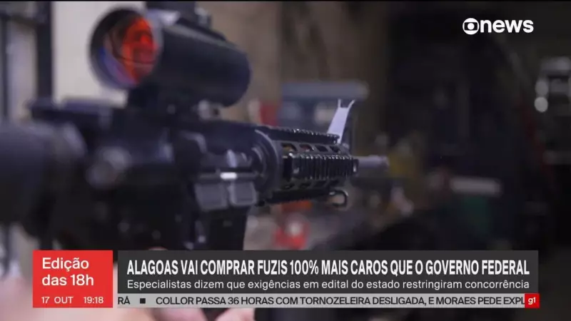 Alagoas Paga o Dobro por Fuzis: Entenda a Polêmica Compra que Desperta Críticas