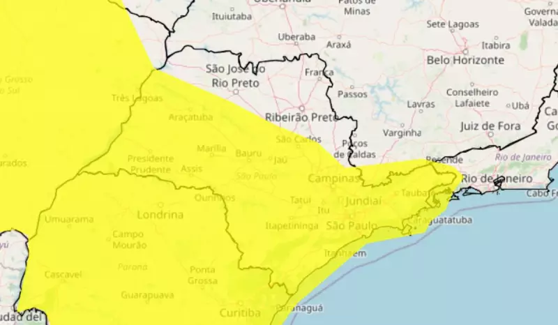 Alerta Amarelo: Campinas em estado de atenção com previsão de chuvas intensas e ventos fortes