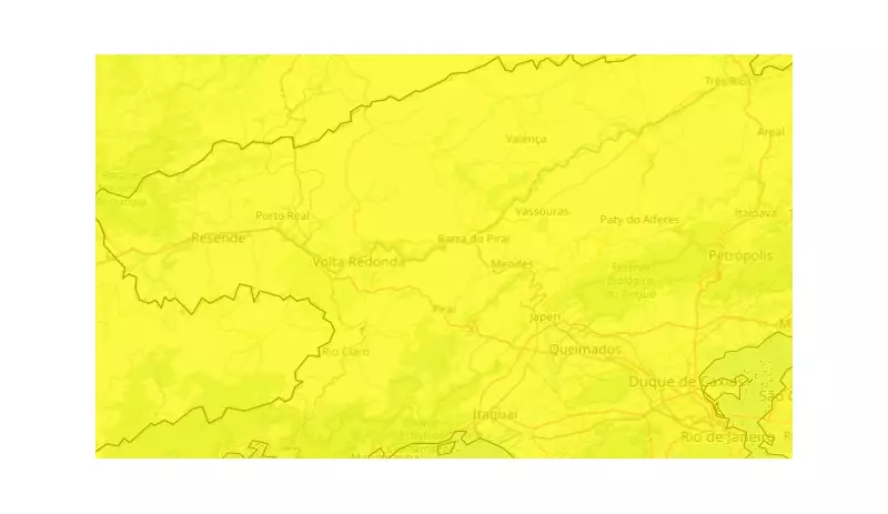 Alerta do INMET: Chuvas intensas ameaçam cidades do Sul do Rio e Costa Verde