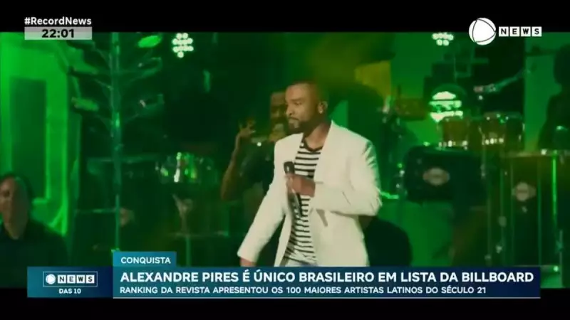 Alexandre Pires Brilha Sozinho: Cantor É o Único Brasileiro em Prestigiada Lista Musical Internacional