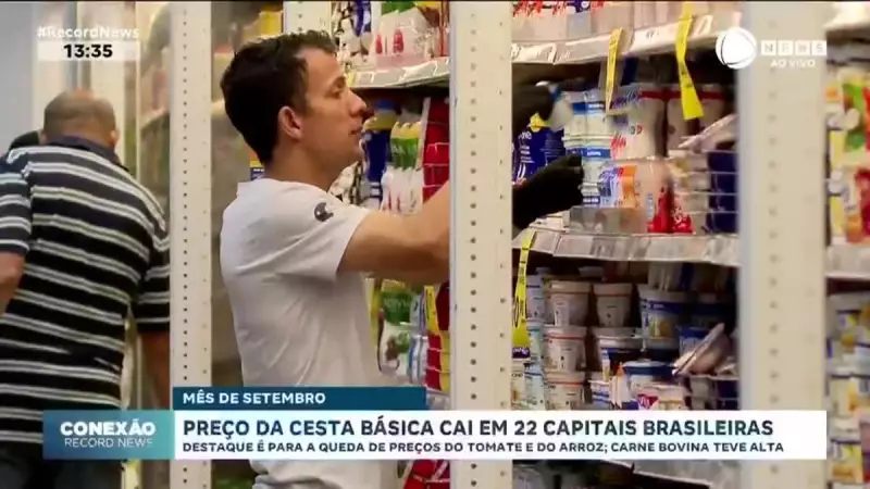 Alívio no Bolso: Cesta Básica Fica Mais Barata em 22 Capitais do Brasil
