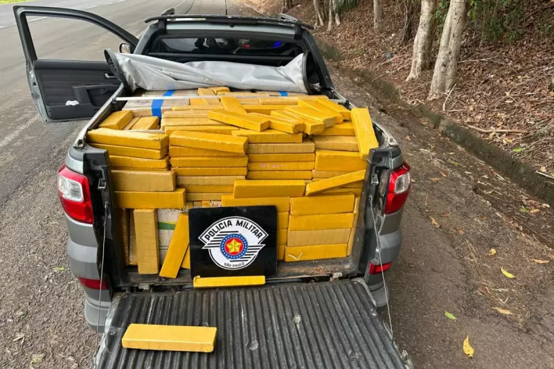 Apreensão Recorde: Mais de Meia Tonelada de Maconha em Caminhonete na SP-425