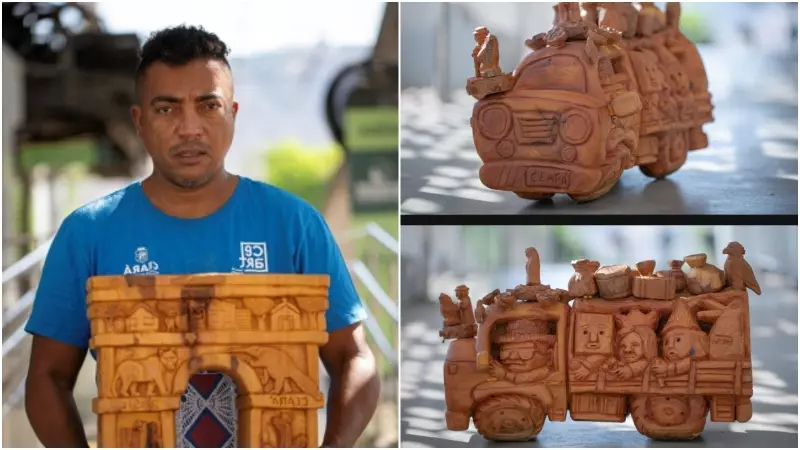 Artista cearense brilha no Louvre: Esculturas do Cariri conquistam Paris em exposição internacional