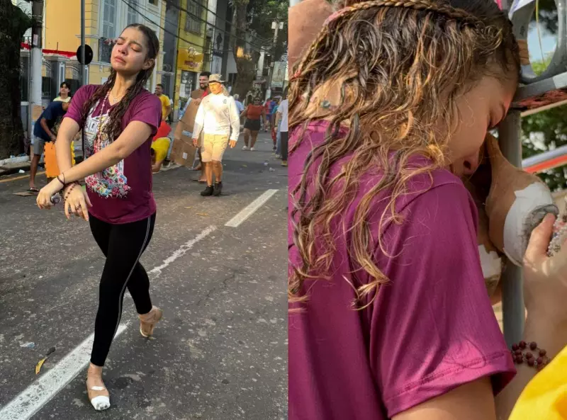 Bailarina Caminha 37 km nas Pontas dos Pés no Círio de Nazaré: 'Foi Eu e Nossa Senhora'