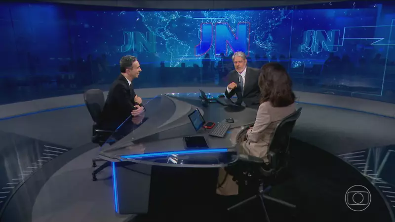 Bastão do JN Passa de Mão: Bonner e Renata Recebem Trelli em Momento Histórico da TV Brasileira