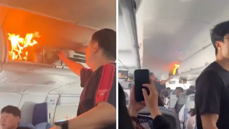 Bateria de lítio pega fogo em voo da Air China e avião faz pouso de emergência nos EUA