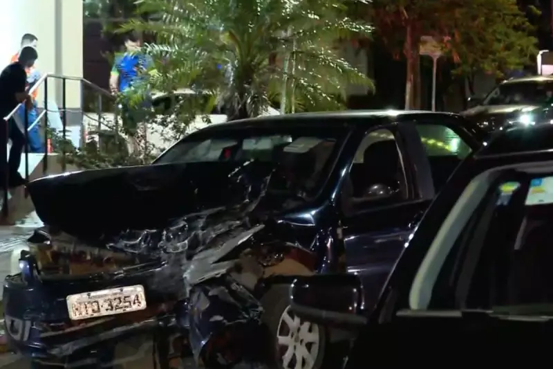 Batida em Cadeia com Quatro Veículos deixa Três Feridos em Campo Grande