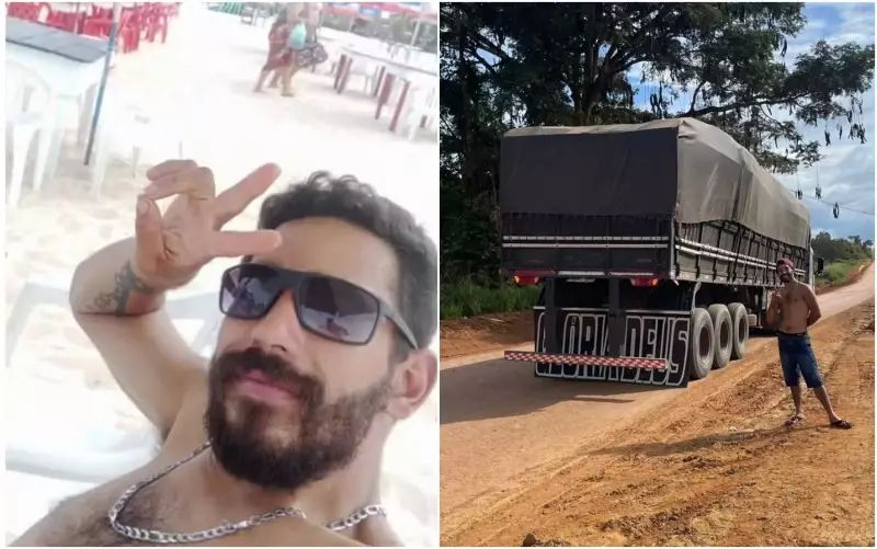 Caminhoneiro Posta Foto na Praia Horas Antes de Morrer em Acidente e Comove a Internet