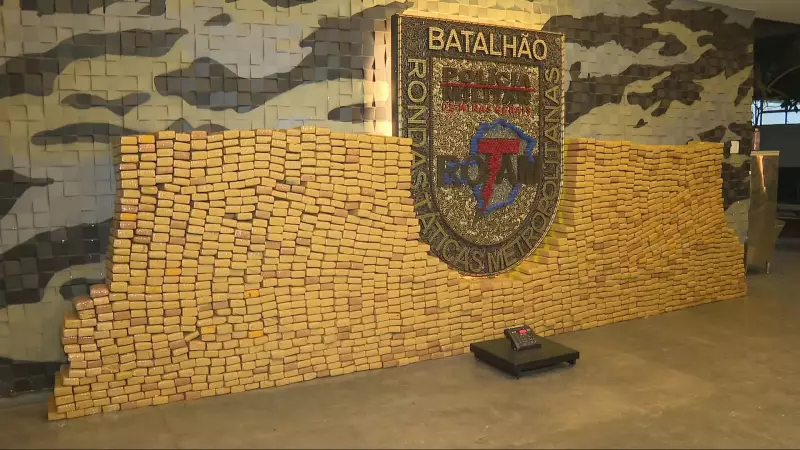 Casal é preso com mais de 1,5 tonelada de maconha em Nova Contagem | Mega apreensão choca MG