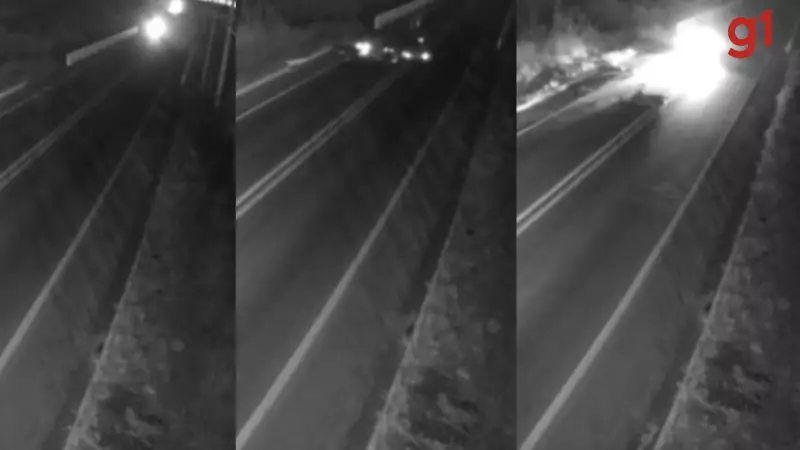 Cena Chocante em MT: Motociclista é Atropelado por Dois Carros em Menos de 60 Segundos