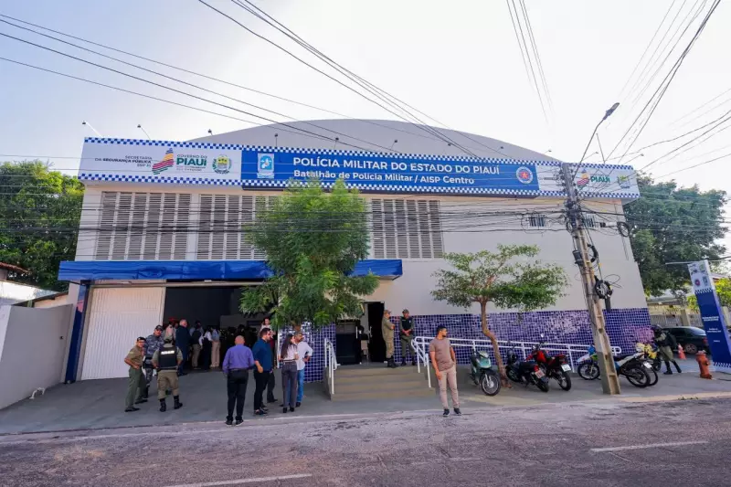 Centro de Teresina Ganha Novo Batalhão da PM em Obra que Promete Revolucionar Segurança