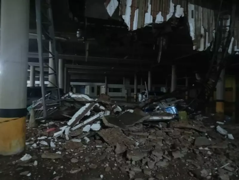 Chuva Intensa em Belém Provoca Desabamento de Laje e Trabalhador Fica Ferido no Largo da Palmeira