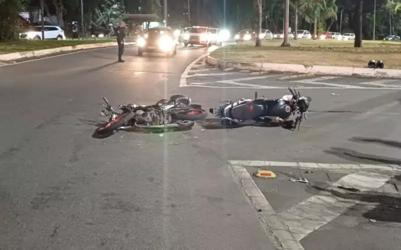 Colisão entre Motos na BR-393 em Volta Redonda deixa Jovem e Idoso Feridos: Detalhes do Acidente