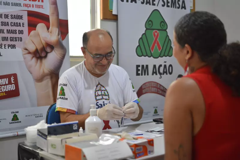 CTA promove mutirão de saúde em Santarém: testagem rápida e conscientização nesta sexta
