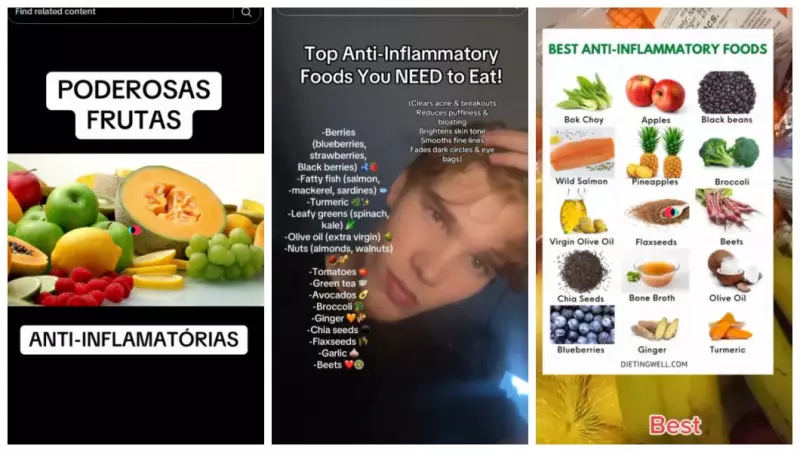 Dietas Anti-inflamatórias do TikTok: Especialistas Alertam Sobre Riscos das Modas Nutricionais