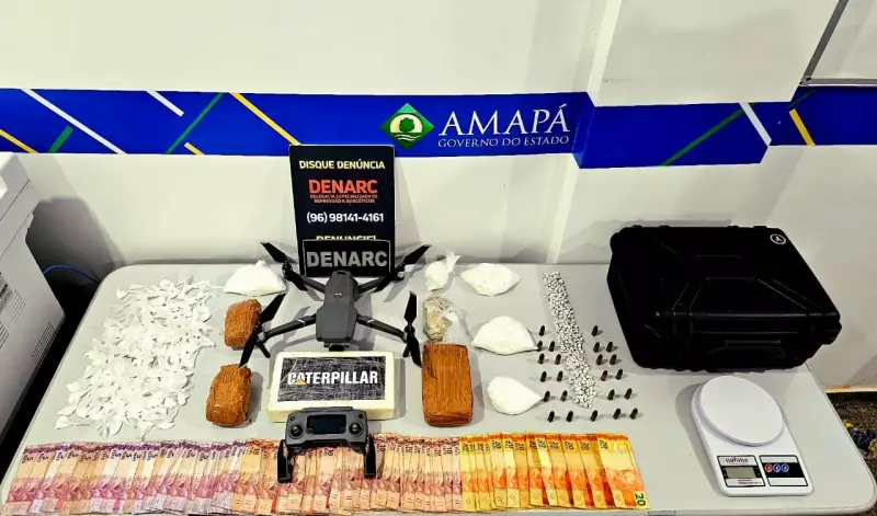 Droga e Drone: Mulher é Flagrada Tentando Entregar Entorpecentes em Presídio do Amapá