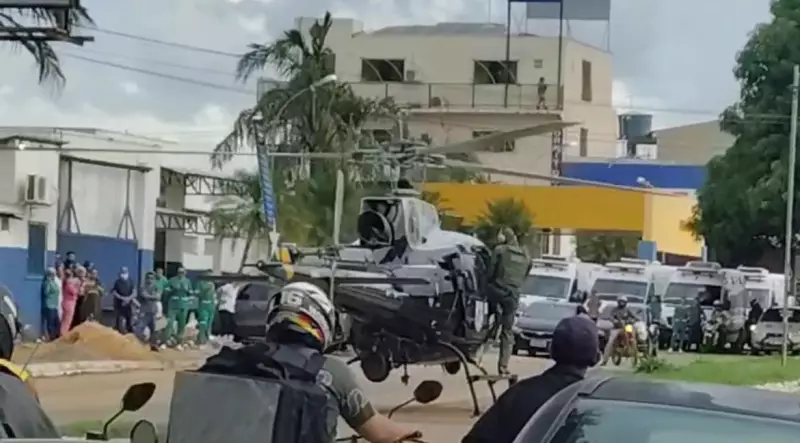 Emergência Aérea: Helicóptero Pousa em Via Pública para Salvar Vida em Porto Velho