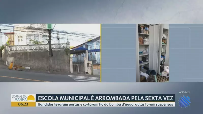 Escola em Salvador é Arrombada Pela Sexta Vez em 2025: Aulas Suspensas e Comunidade em Alerta