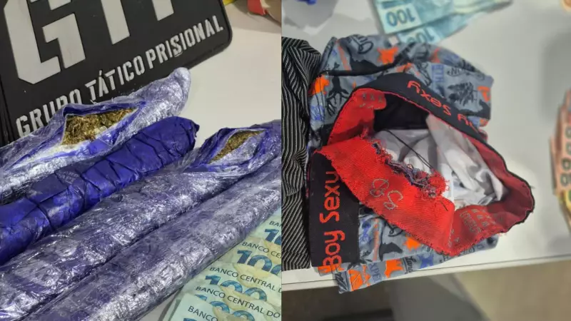 Estratégia Insólita: Homem é Flagrado Tentando Entregar Drogas em Cuecas para Presos no Iapen