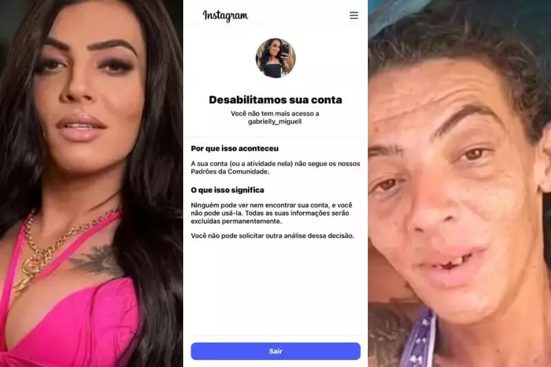 Ex-casal Maloka tem perfil do Instagram desativado e revela prejuízo financeiro: 'Era minha vida'