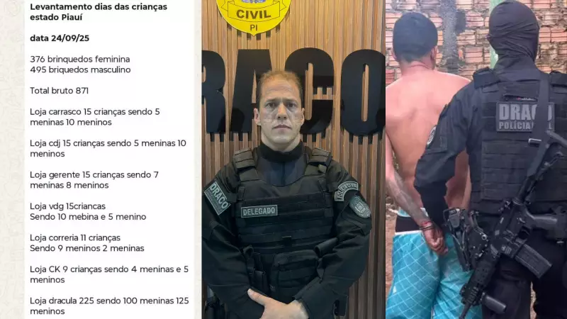 Faccião usava brinquedos para aliciar crianças ao crime em grupo de WhatsApp, revela investigação no Piauí