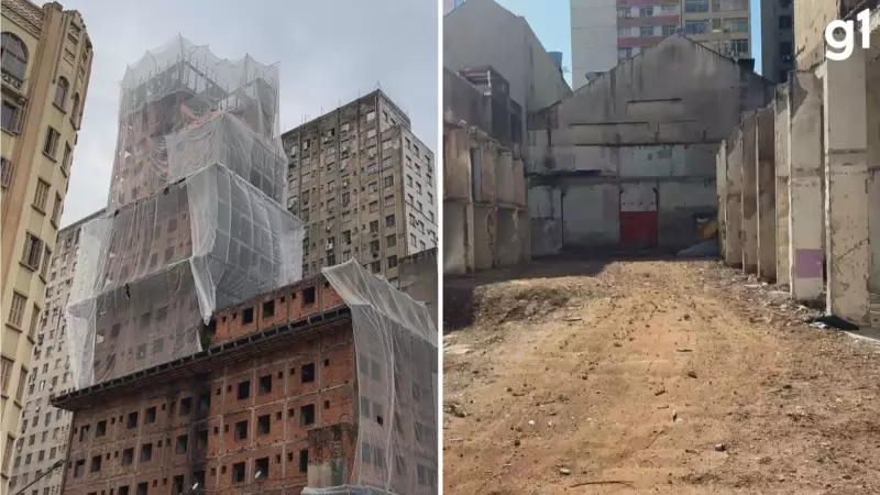 Fim de uma Era: Demolido o 'Esqueletão', Prédio Histórico que Assombrou Porto Alegre por 70 Anos