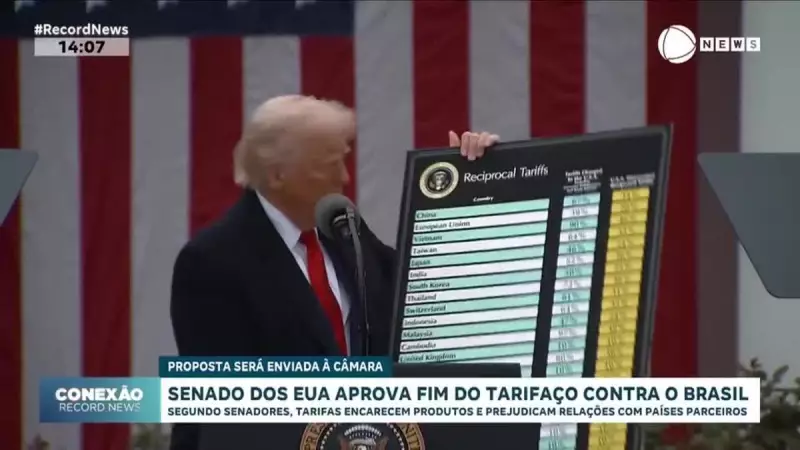 Fim do Tarifaço: Senado dos EUA Aprova Fim de Impostos sobre Exportações Brasileiras