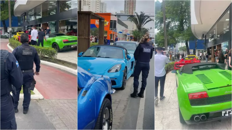 Fiscalização Pega de Surpresa Encontro de Superesportivos em Balneário Camboriú: 11 Veículos Multados
