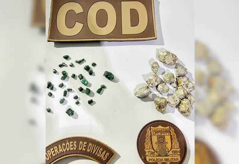 Fool's Gold: Idoso é Preso no Tocantins com Esmeraldas e Ouro Falso no Carro