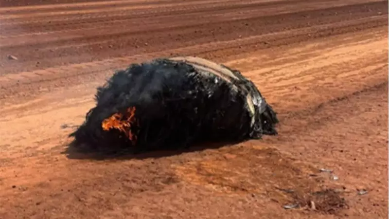 Fragmentos de Foguete Chinês São Encontrados em Chamas no Interior da Austrália