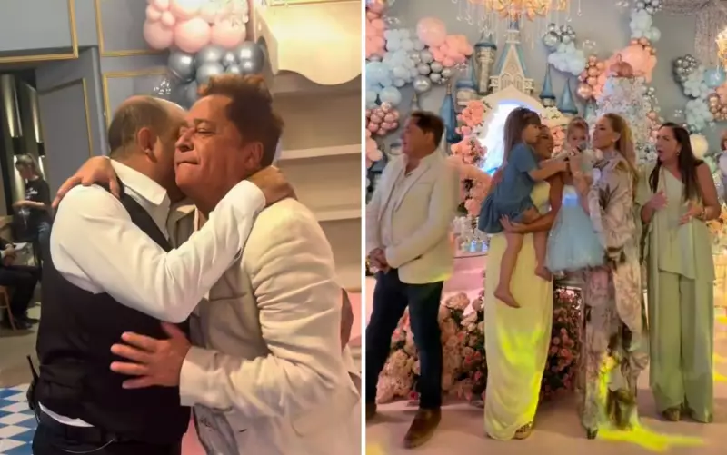 Garçom vira sensação ao dançar com Maria Flor em festa de aniversário; vídeo viraliza