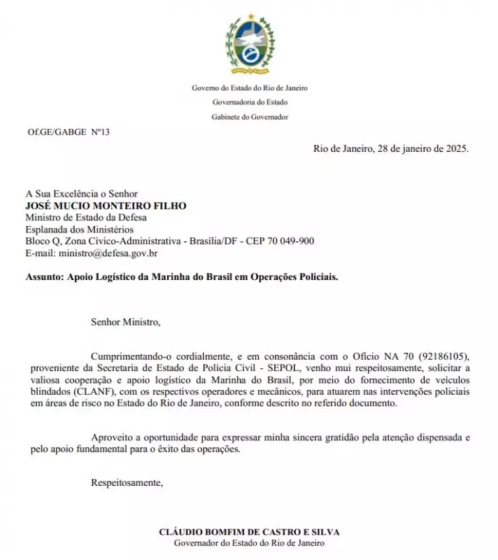 Governo Federal Atende Pedido de Castro e Transfere Nove Presos do Rio para Cárcere Federal