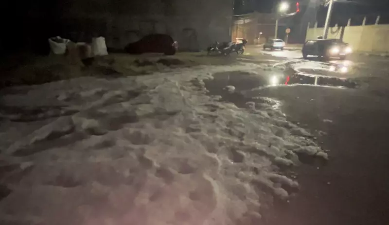 Granizo do tamanho de bolas de tênis castiga Cornélio Procópio e deixa rastro de destruição