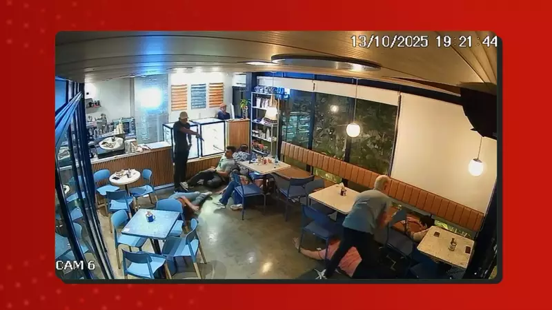 Homem é flagrado por câmeras assaltando cafeteria em Manaus; polícia busca identificação