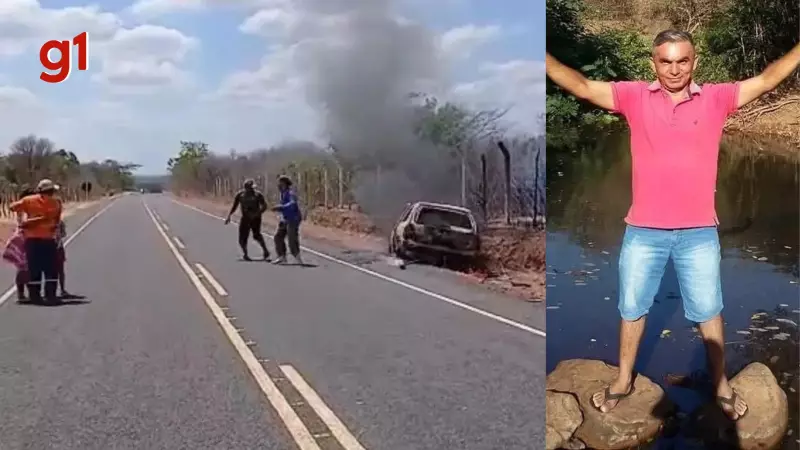 Homem Morre Carbonizado em Colisão Entre Caminhão e Moto no Piauí | Acidente Grave na PI-130