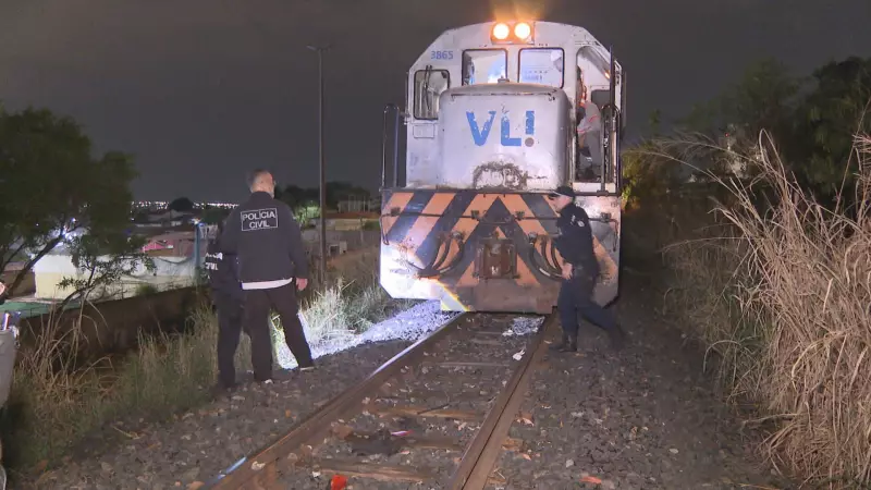 Homem sobrevive após ser atropelado por trem no Distrito Federal: veja detalhes do acidente