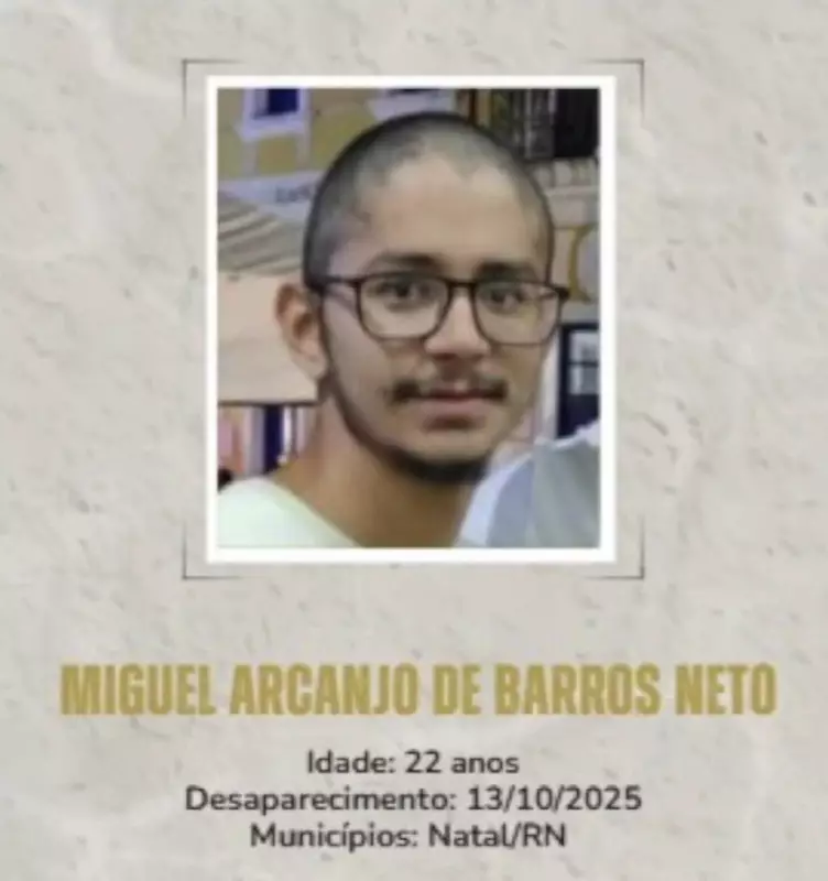 Jovem Some em Natal: Polícia Investiga Desaparecimento Misterioso na Zona Norte