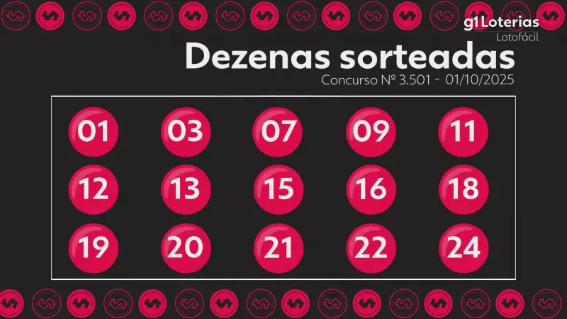 Lotofácil 3501: Números da Sorte Sairam! Confira se Você Faturou a Bolada