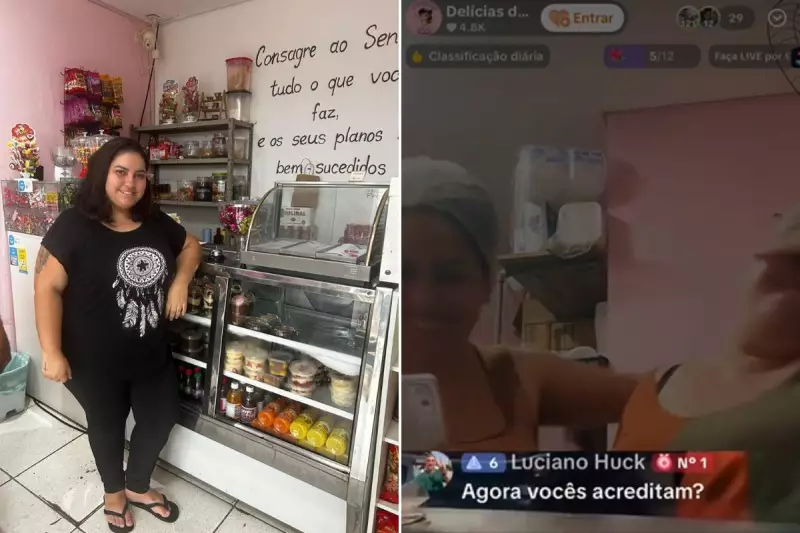 Luciano Huck Surpreende Confeiteira com PIX do Aluguel Durante Live em SP